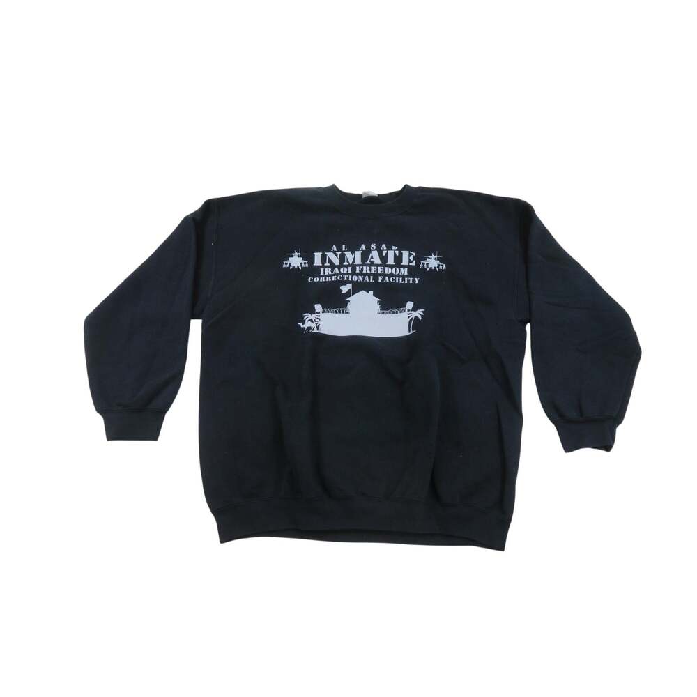 Iraqi Freedom Sweatshirt, Correctional Facility Psychotic Ward Prison, Sz 2XL